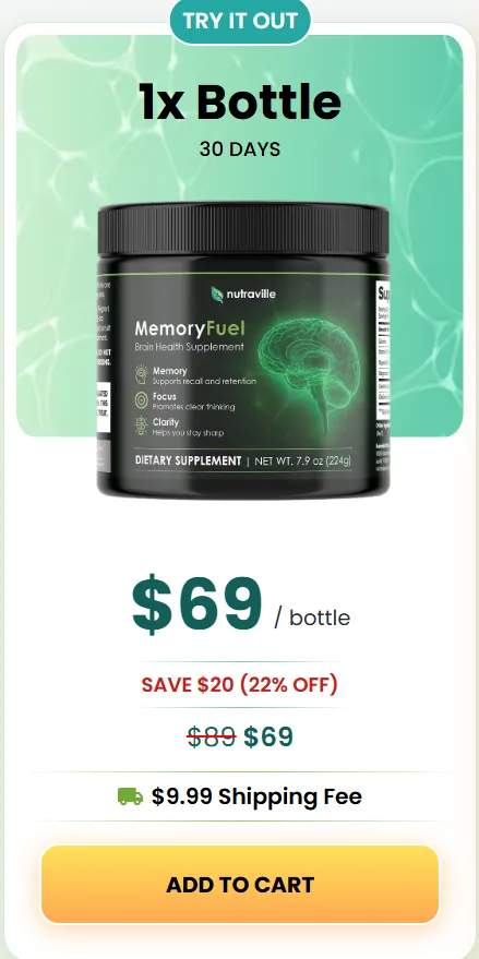 memoryfuel 1 bottle